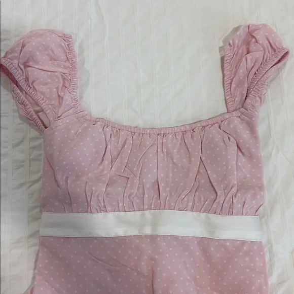 Hollister Easy Satin Tie Babydoll Top - Picture 6 of 8
